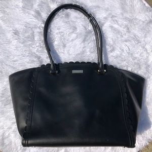 Kate spade NewYork maple maxime scallop tote black